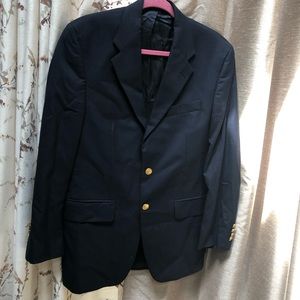 Mens light wool navy blazer